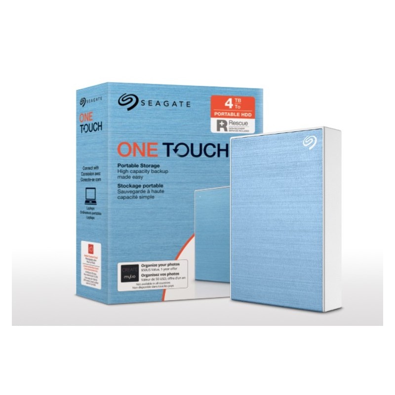 HDD External Seagate One Touch 4TB Blue