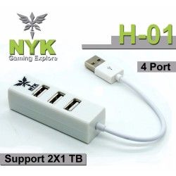 USB Hub 4 Port NYK H-01 Support 2x1Tb