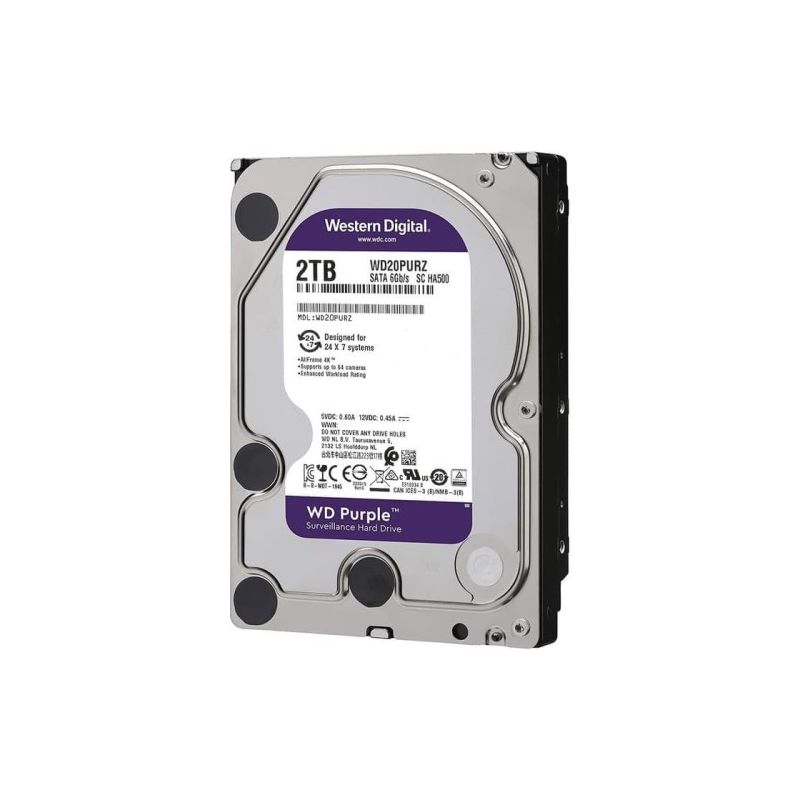 HDD WD 2Tb WD20PURZ Purple 