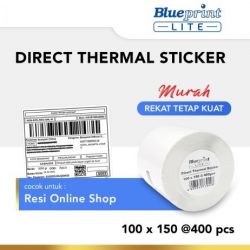 Blueprint LITE Direct Thermal Sticker 100X150 @400PCS