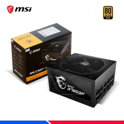 Power Supply MSI MAG MPG A750GF Black 80+ Gold