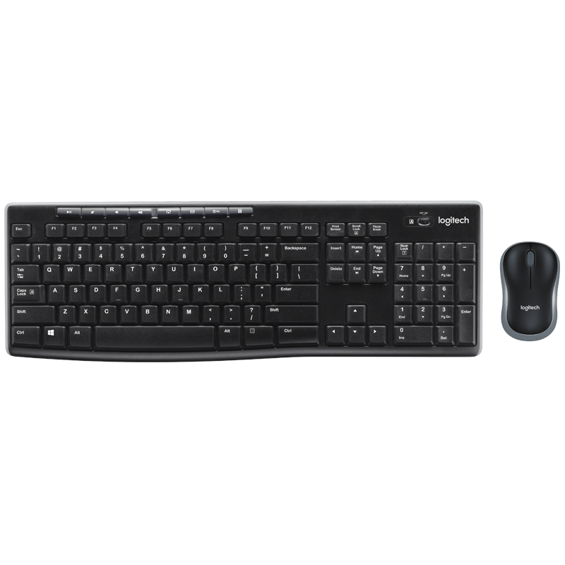 Keyboard + Mouse Logitech Wireless MK270R