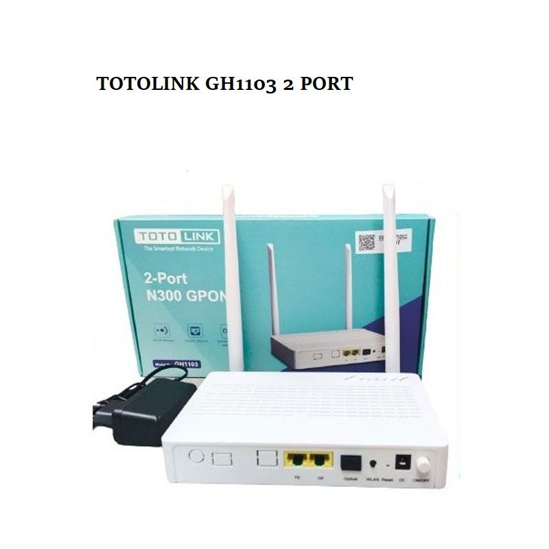 Totolink GH1103 2-PORT N300 GPON Wireless Router Totolink GH1103 2-PORT N300 GPON Wireless Router