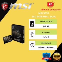 HDD SSD MSI Spatium S270 240GB
