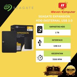 HDD External Seagate Expansion New 1TB Black