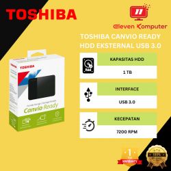 HDD external Toshiba Canvio Ready 1TB Black (DTP310)