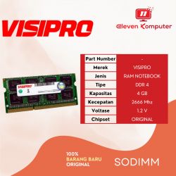 DDR 4 NB Visipro 4GB 2666MHZ